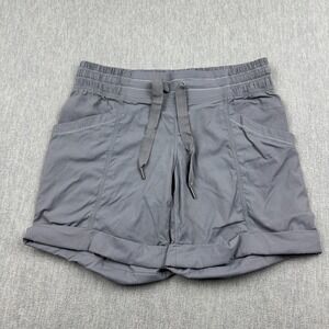 Lululemon Shorts Womens 4 Gray Dance Studio Cuffed Athletic Unlined Training Gym